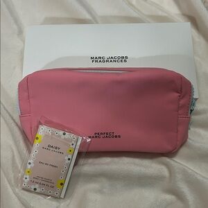 Marc Jacobs Fragrances New In Box Pink Cosmetic Bag